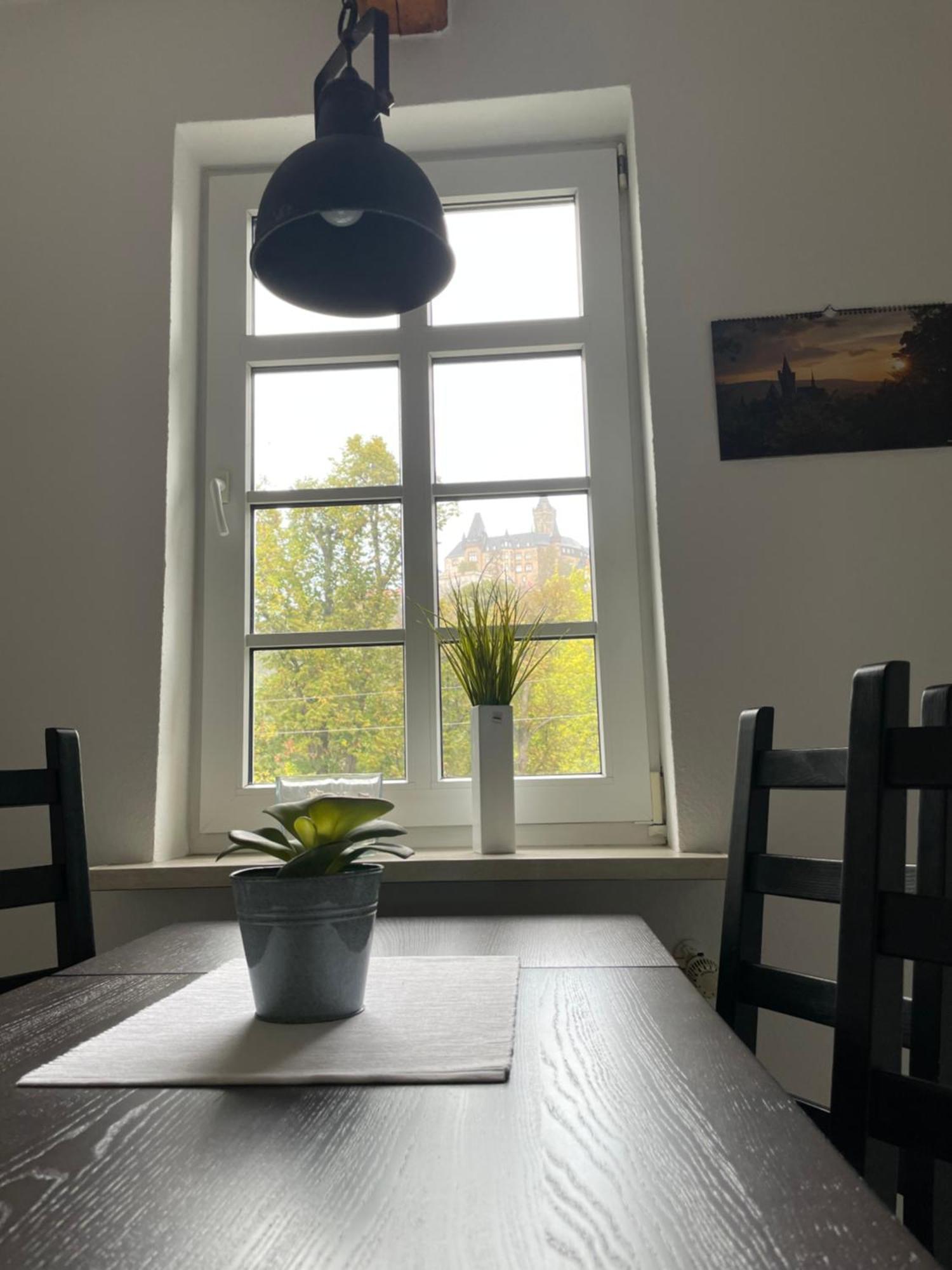 Haus Kreuzberg Mit Schlossblick Apartment Вернигерод Екстериор снимка